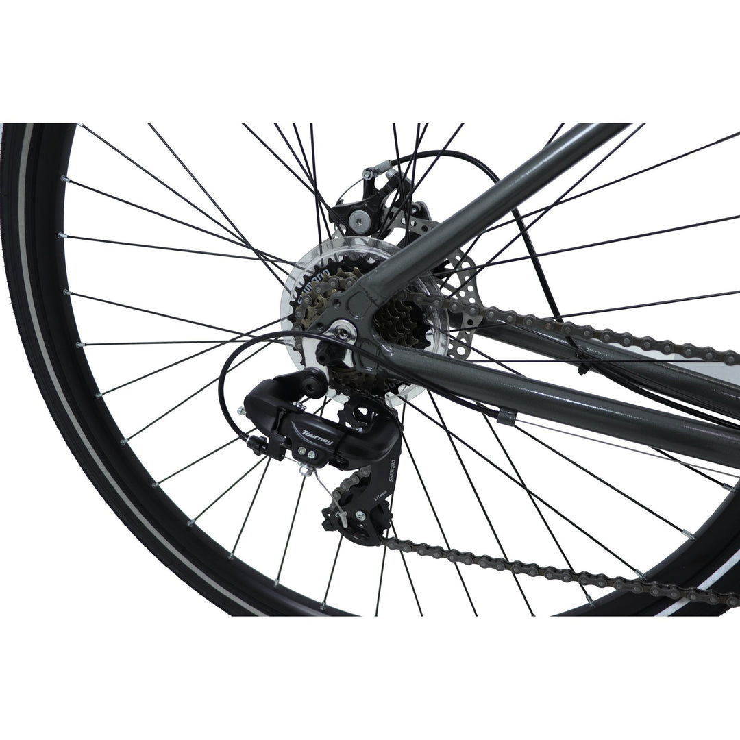 Dawes Discovery 1.0 Carbon Grey 2025 Hybrid Bike