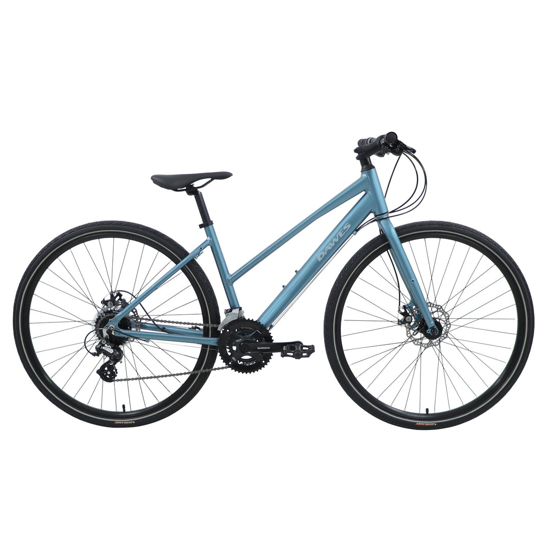 Dawes Discovery 2.0 Low Step Sky Blue 2025 Hybrid Bike