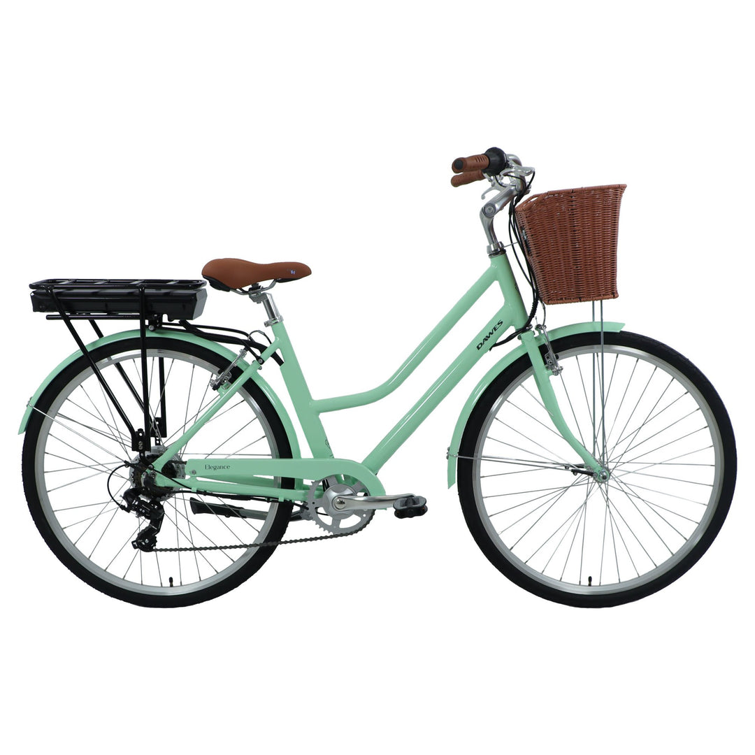 Dawes Elegance Low Step Mint Green 2025 Electric Hybrid Bike