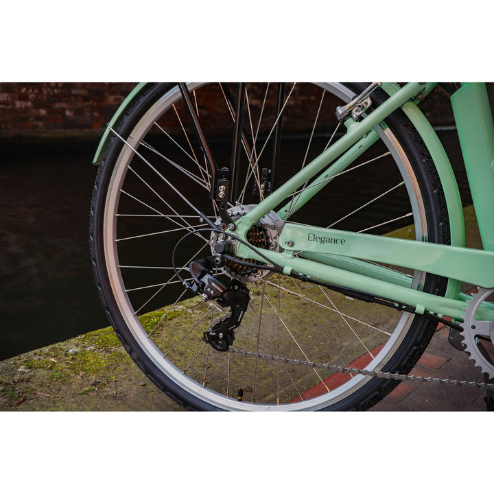 Dawes Elegance Low Step Mint Green 2025 Electric Hybrid Bike