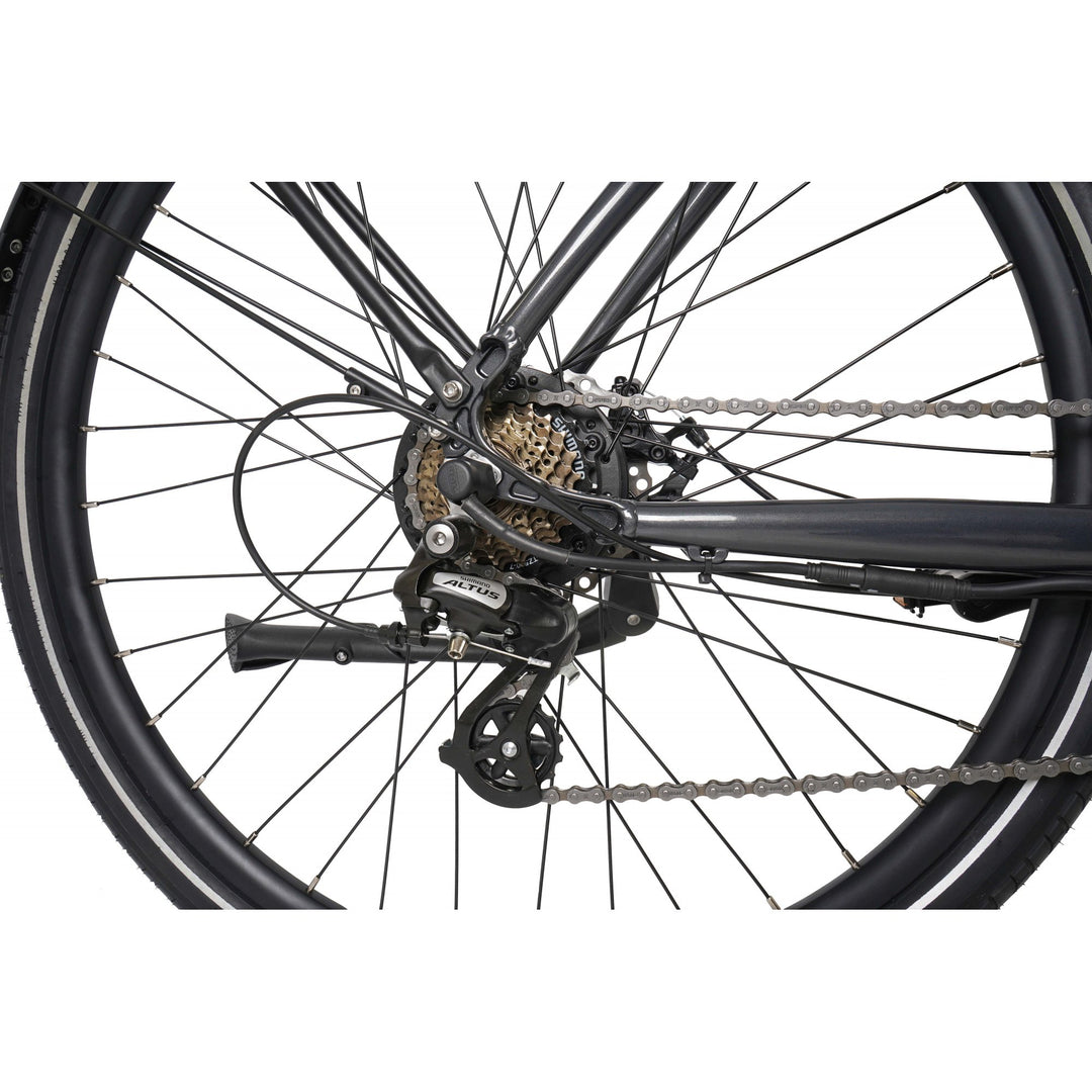 Dawes Scenic Low Step Dark Metallic Grey 2025 Electric Hybrid Bike