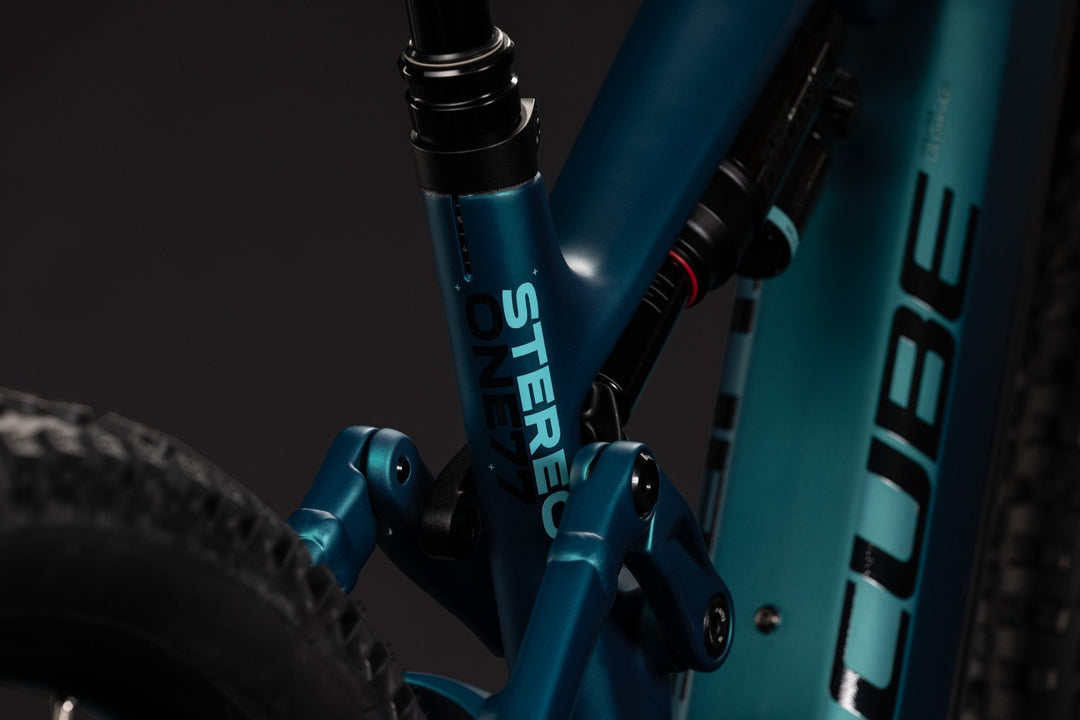 Cube Stereo Hybrid One77 HPC Race 800 Metallic Petrol 2027 Electric Mountain Bike