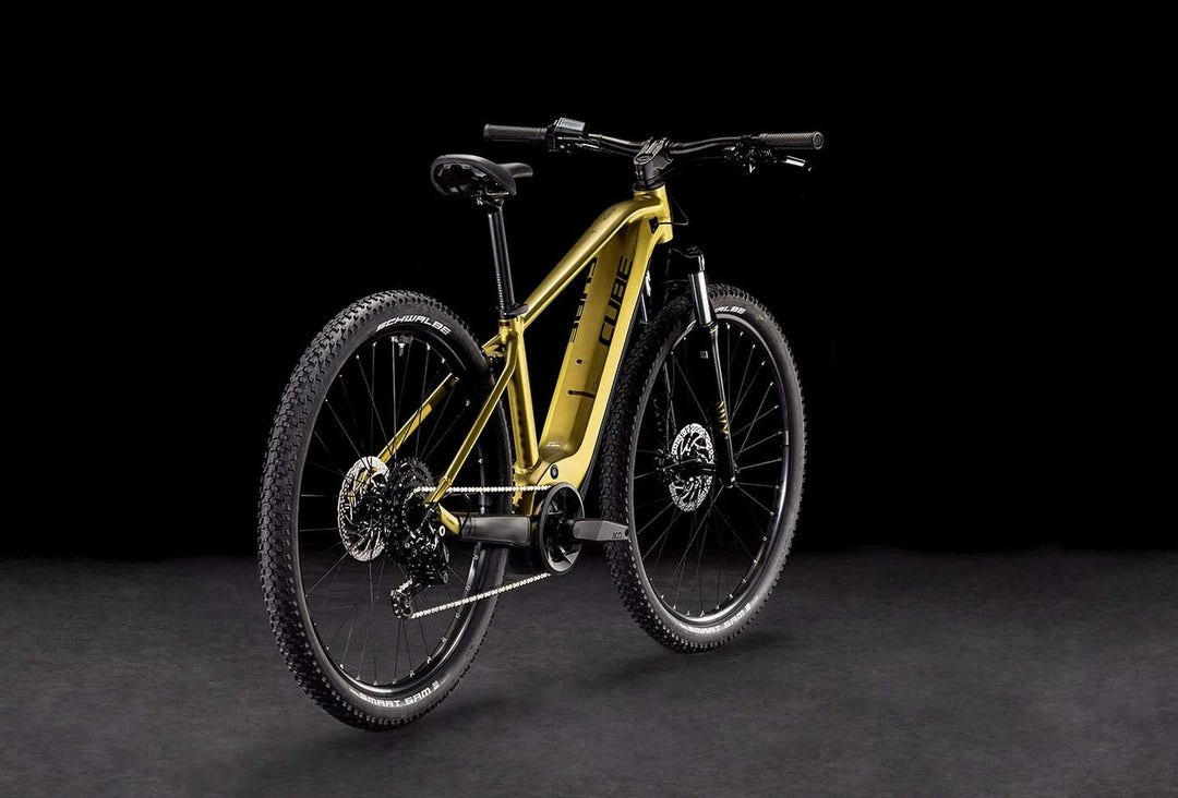 Cube Reaction Hybrid Performance 625 Goldenlime 2025 Electric Mountain Bike