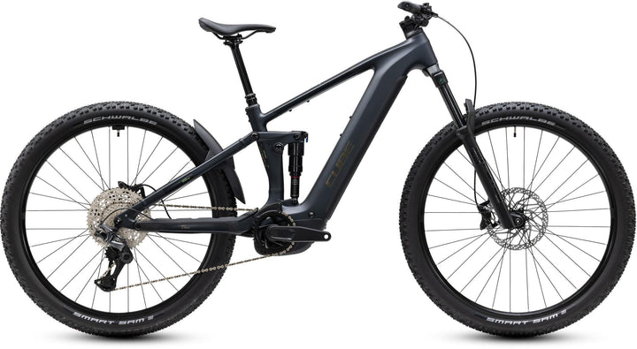 Cube Stereo Hybrid One44 Pro 800 Coal Black 2027 Electric Mountain Bike