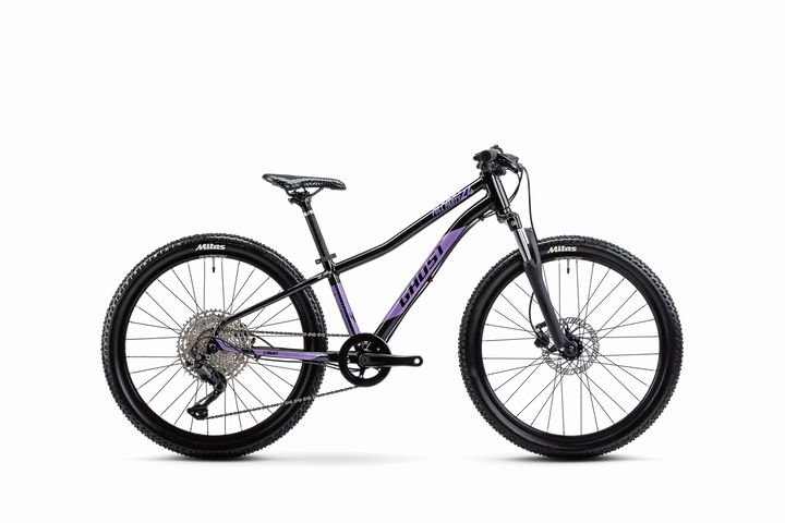 Ghost Bikes Lanao 24 Full Party Black 24" 2025 Kids Bike