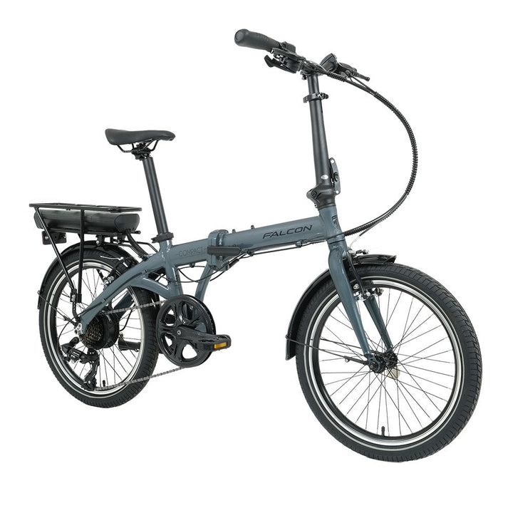 Falcon Compact Gloss Grey 2026 Electric Folding Bike