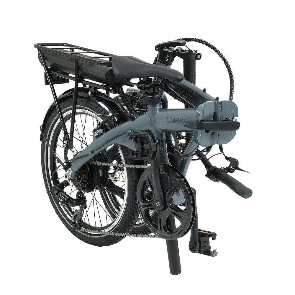 Falcon Compact Gloss Grey 2026 Electric Folding Bike