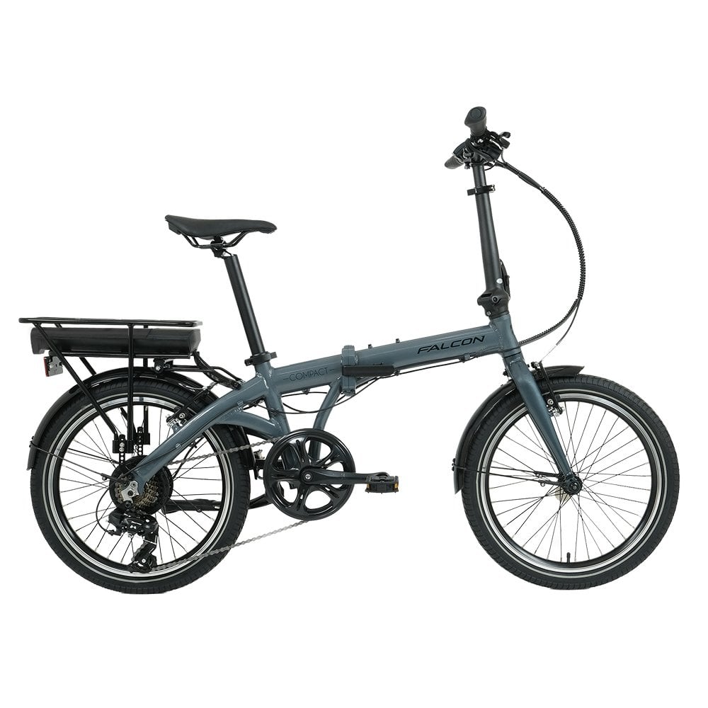Falcon Compact Gloss Grey 2026 Electric Folding Bike