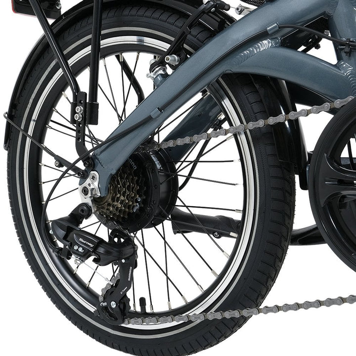 Falcon Compact Gloss Grey 2026 Electric Folding Bike