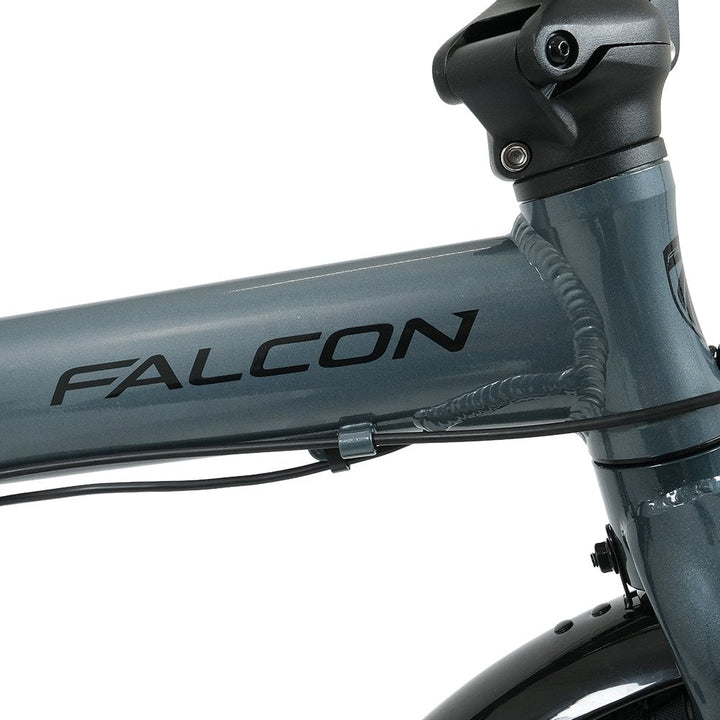 Falcon Compact Gloss Grey 2026 Electric Folding Bike