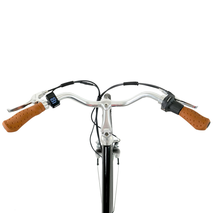 Falcon Heritage Low Step Gloss Black 2026 Electric Hybrid Bike