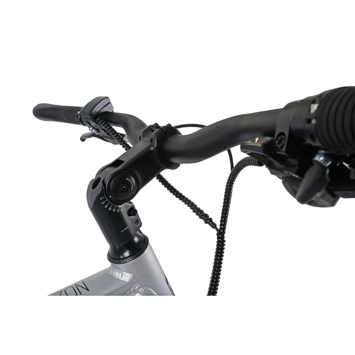 Falcon Horizon Crossbar Silver 2025 Electric Hybrid Bike
