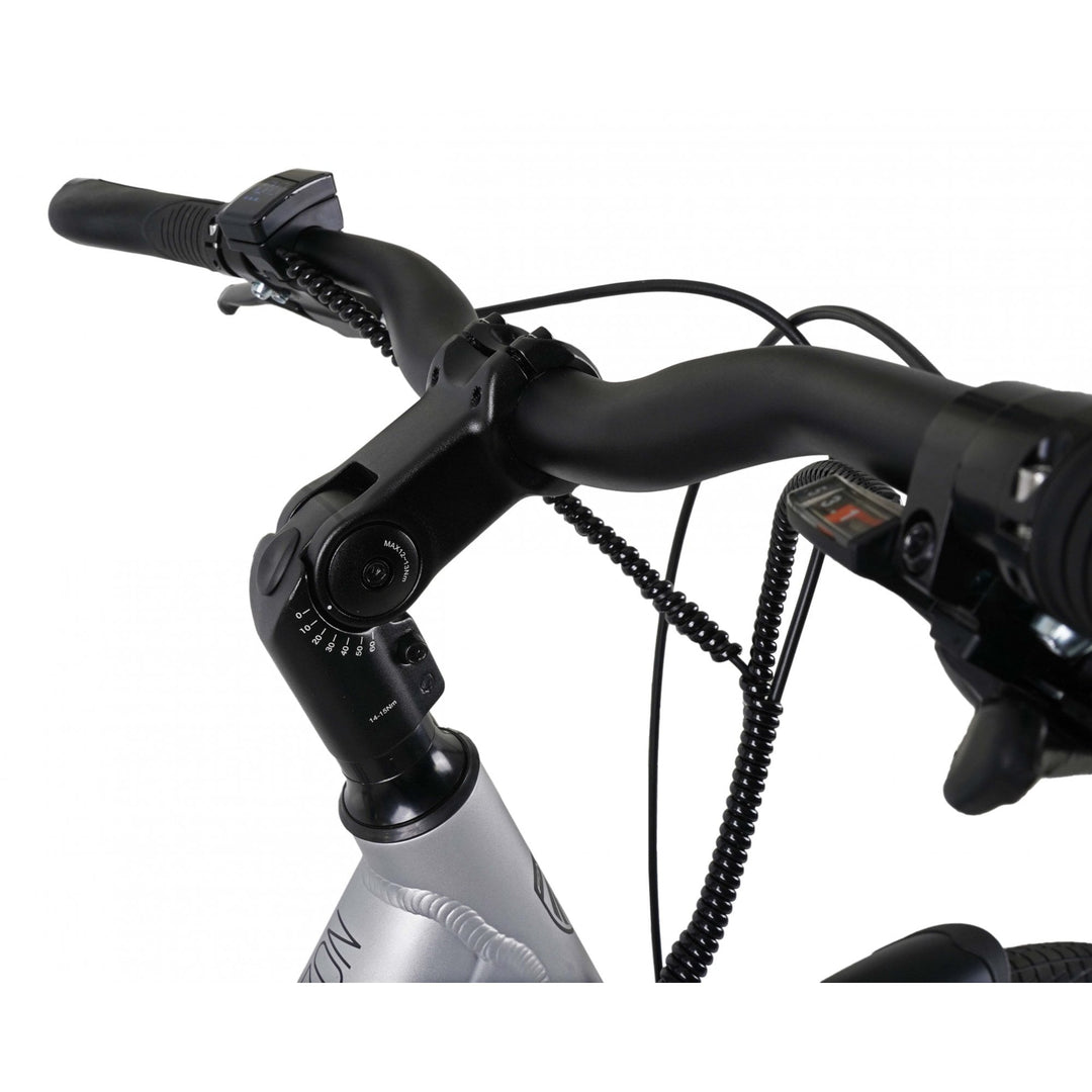 Falcon Horizon Low Step Silver 2025 Electric Hybrid Bike