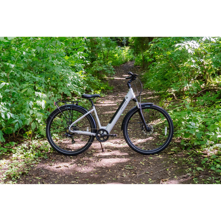 Falcon Horizon Low Step Silver 2025 Electric Hybrid Bike