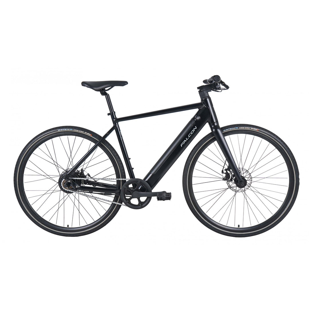 Falcon Zone Black 2025 Electric Hybrid Bike