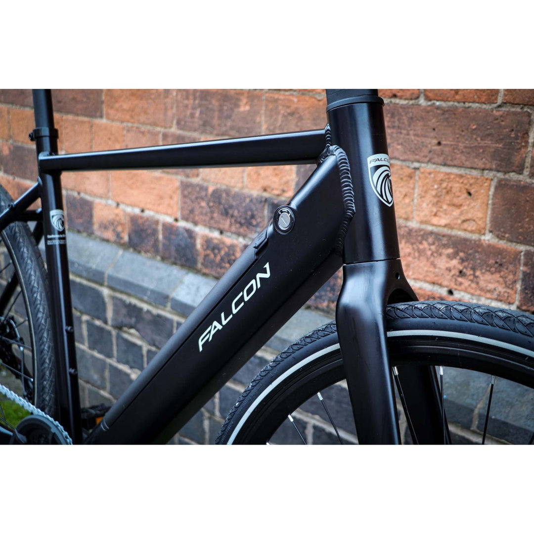 Falcon Zone Black 2025 Electric Hybrid Bike