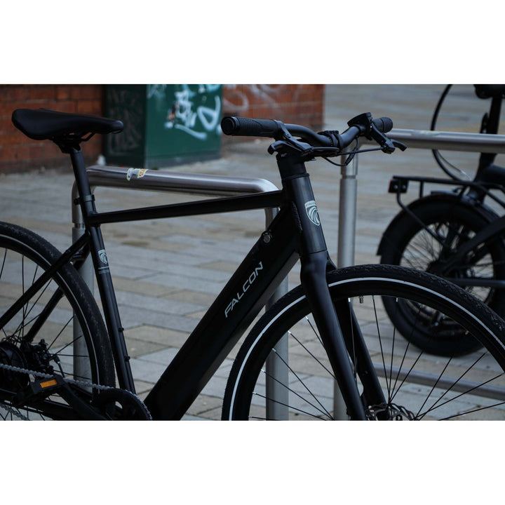 Falcon Zone Black 2025 Electric Hybrid Bike