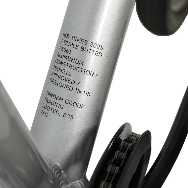 Hoy Pentland 26" Titanium Silver Kids Bike