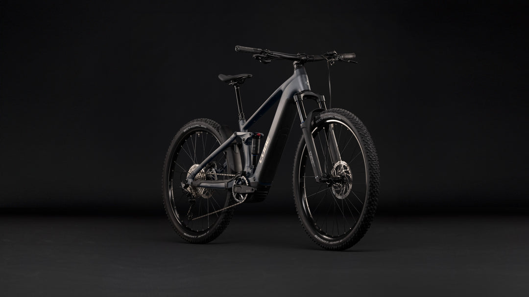 Cube Stereo Hybrid One22 Pro 800 Slabgrey Chrome 2027 Electric Mountain Bike