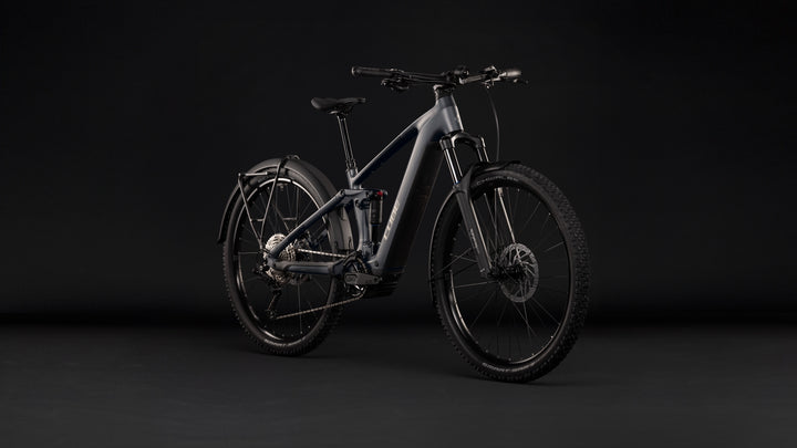 Cube Stereo Hybrid One22 Pro 800 FE Slabgrey Chrome 2027 Electric Mountain Bike