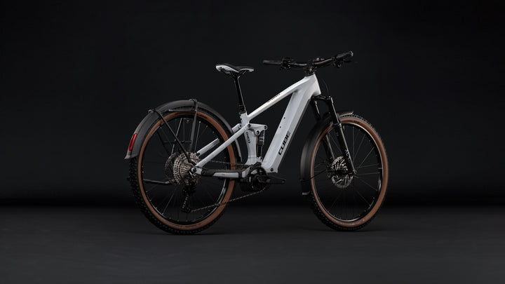 Cube Stereo Hybrid One22 Pro 800 FE Foggrey Sparklerose 2027 Electric Mountain Bike