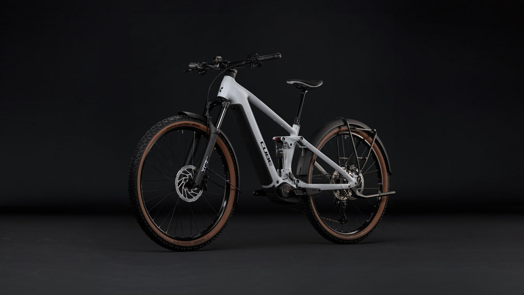 Cube Stereo Hybrid One22 Pro 800 FE Foggrey Sparklerose 2027 Electric Mountain Bike