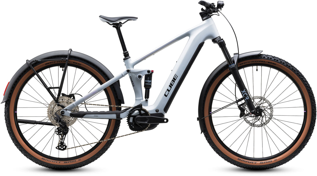 Cube Stereo Hybrid One22 Pro 800 FE Foggrey Sparklerose 2027 Electric Mountain Bike