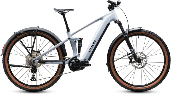 Cube Stereo Hybrid One22 Pro 800 FE Foggrey Sparklerose 2027 Electric Mountain Bike