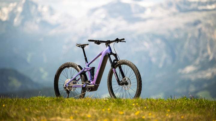Cube Stereo Hybrid One44 Pro 800 Blueiris Purple 2027 Electric Mountain Bike
