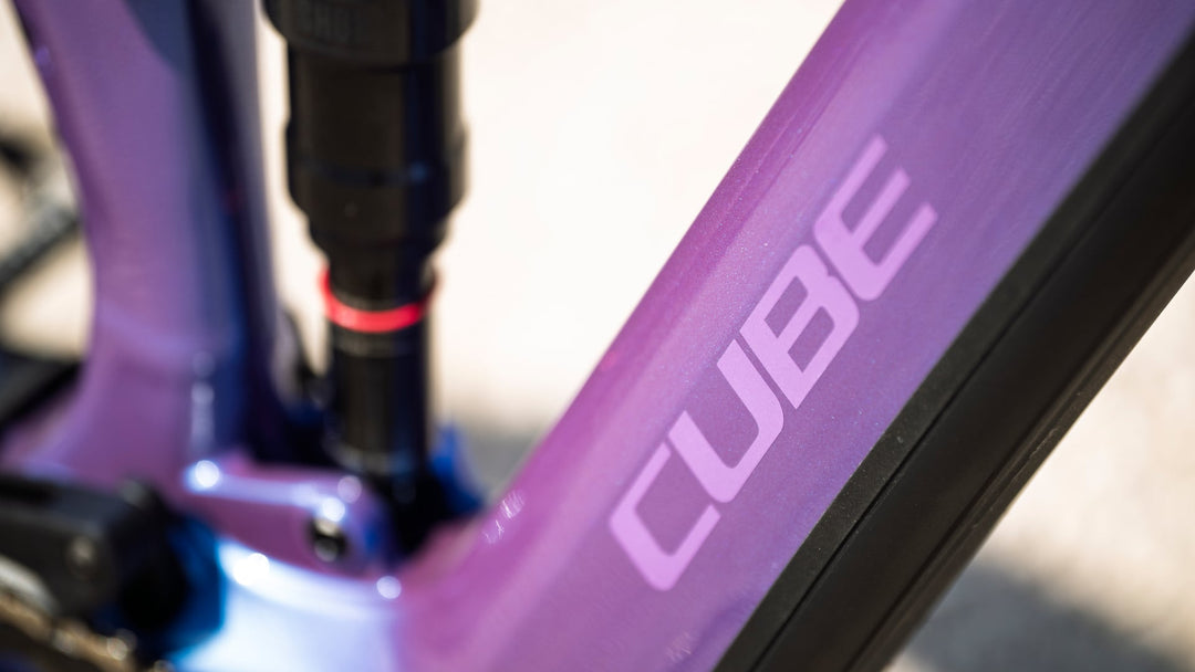 Cube Stereo Hybrid One44 Pro 800 Blueiris Purple 2027 Electric Mountain Bike