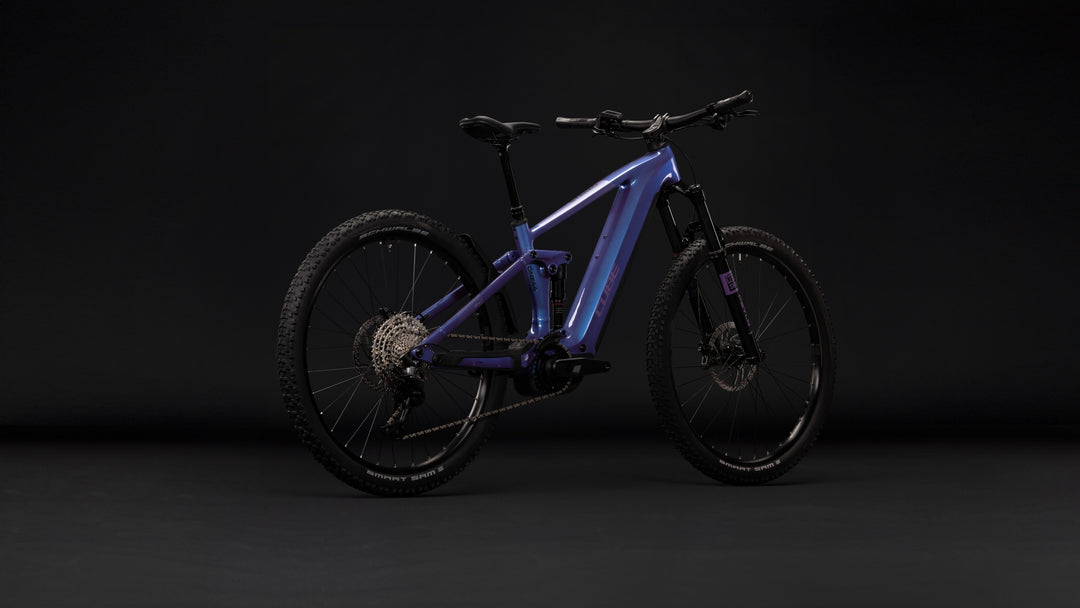 Cube Stereo Hybrid One44 Pro 800 Blueiris Purple 2027 Electric Mountain Bike