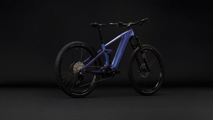 Cube Stereo Hybrid One44 Pro 800 Blueiris Purple 2027 Electric Mountain Bike