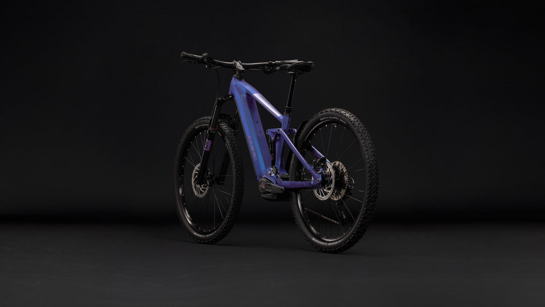Cube Stereo Hybrid One44 Pro 800 Blueiris Purple 2027 Electric Mountain Bike