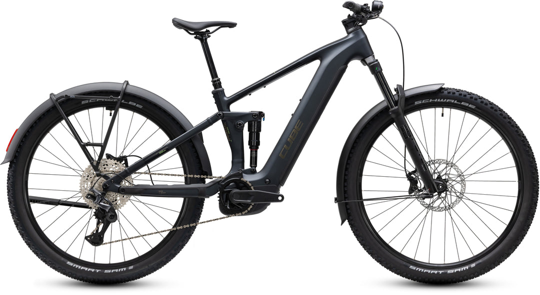 Cube Stereo Hybrid One44 Pro 800 FE Coal Black 2027 Electric Mountain Bike
