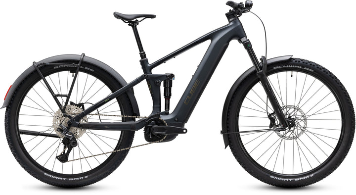 Cube Stereo Hybrid One44 Pro 800 FE Coal Black 2027 Electric Mountain Bike