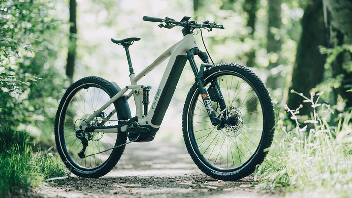 Cube Stereo Hybrid One44 SLX 800 Oatgrey Grey 2027 Electric Mountain Bike