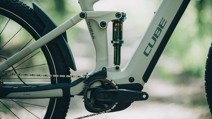 Cube Stereo Hybrid One44 SLX 800 Oatgrey Grey 2027 Electric Mountain Bike