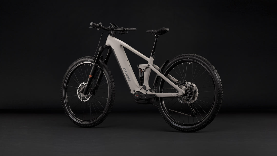 Cube Stereo Hybrid One44 SLX 800 Oatgrey Grey 2027 Electric Mountain Bike