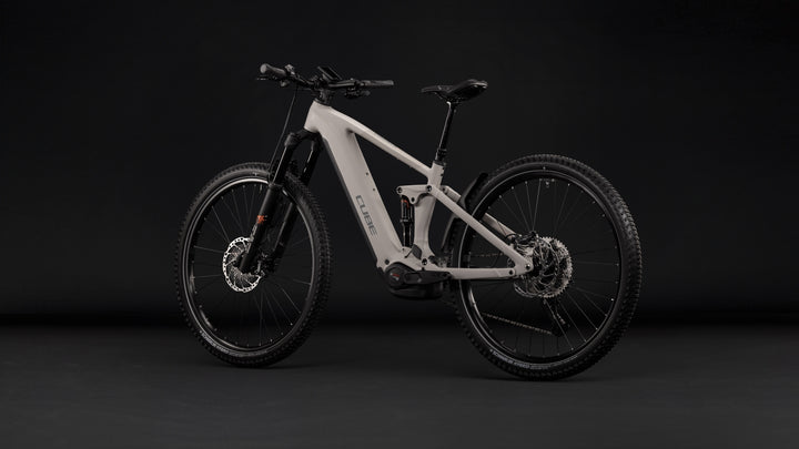 Cube Stereo Hybrid One44 SLX 800 Oatgrey Grey 2027 Electric Mountain Bike