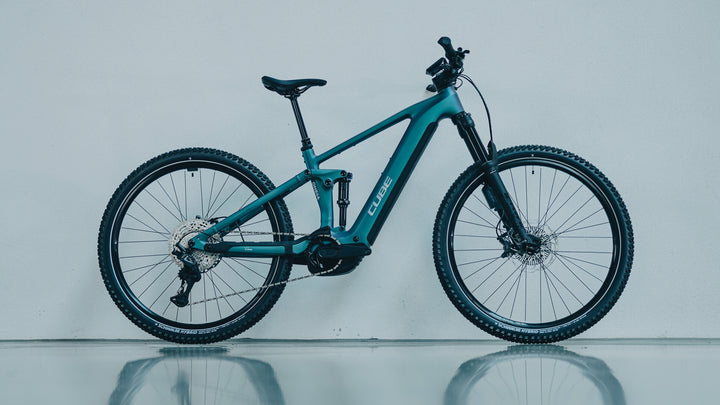 Cube Stereo Hybrid One44 SLX 800 Smaragdgrey Chrome 2027 Electric Mountain Bike