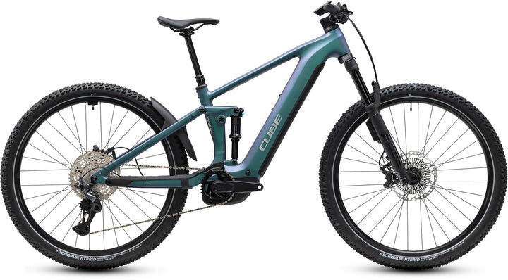 Cube Stereo Hybrid One44 SLX 800 Smaragdgrey Chrome 2027 Electric Mountain Bike