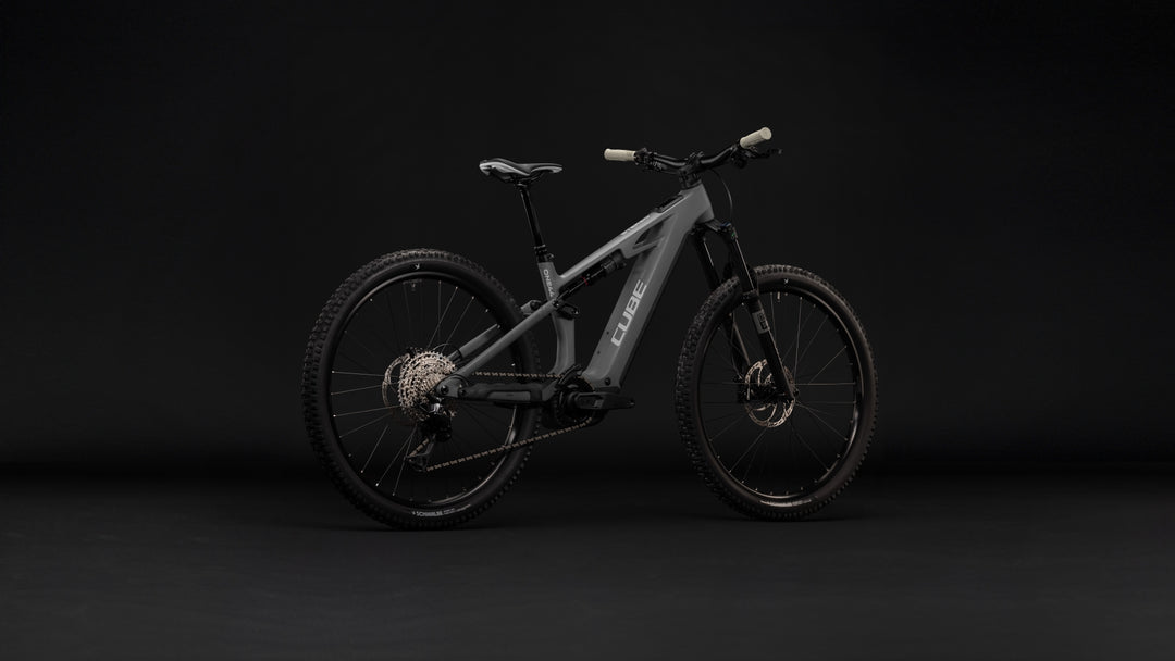 Cube Stereo Hybrid One44 HPC Pro 800 Oldgrey Black 2027 Electric Mountain Bike