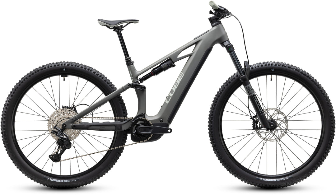 Cube Stereo Hybrid One44 HPC Pro 800 Oldgrey Black 2027 Electric Mountain Bike