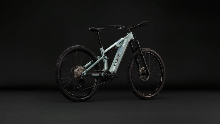 Cube Stereo Hybrid One44 HPC Pro 800 Pearlaqua Black 2027 Electric Mountain Bike