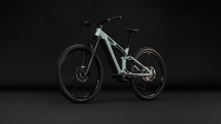 Cube Stereo Hybrid One44 HPC Pro 800 Pearlaqua Black 2027 Electric Mountain Bike