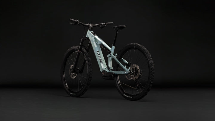 Cube Stereo Hybrid One44 HPC Pro 800 Pearlaqua Black 2027 Electric Mountain Bike