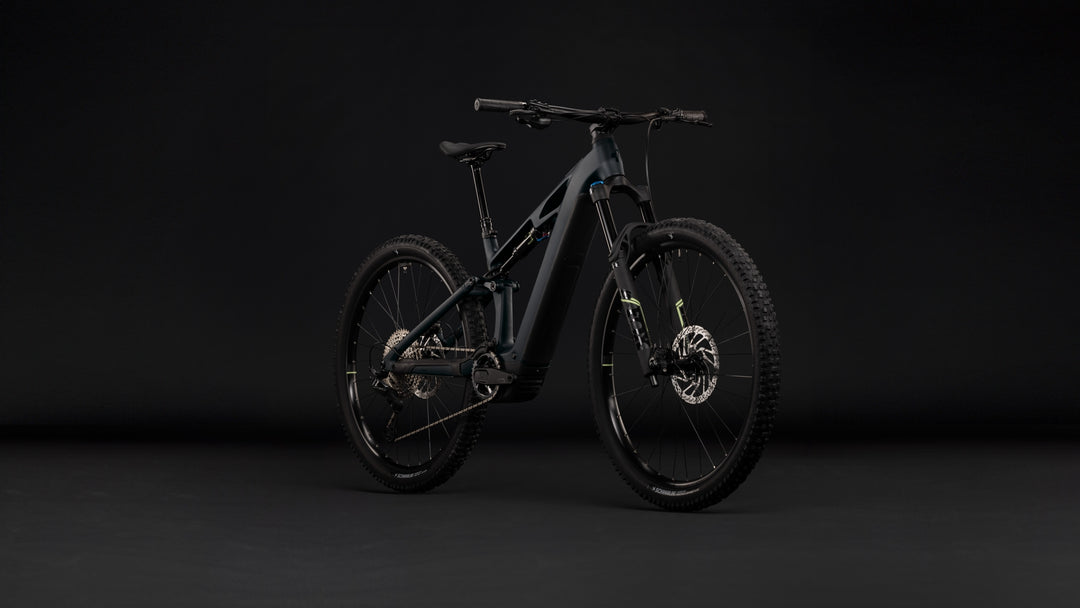 Cube Stereo Hybrid One44 HPC Race 800 Coal Green 2027 Electric Mountain Bike