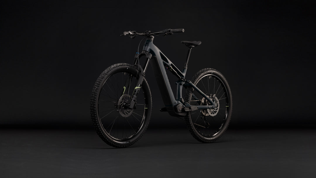 Cube Stereo Hybrid One44 HPC Race 800 Coal Green 2027 Electric Mountain Bike