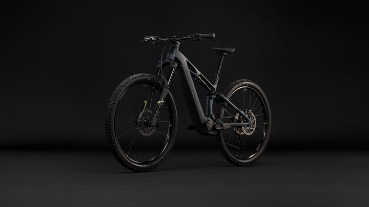 Cube Stereo Hybrid One44 HPC Race 800 Coal Green 2027 Electric Mountain Bike