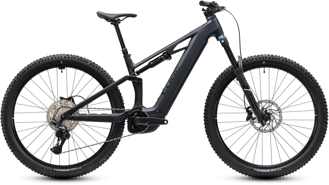 Cube Stereo Hybrid One44 HPC Race 800 Coal Green 2027 Electric Mountain Bike
